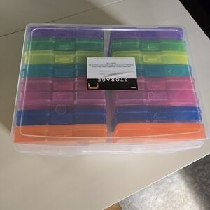 Colorful Storage Box with Compartments
